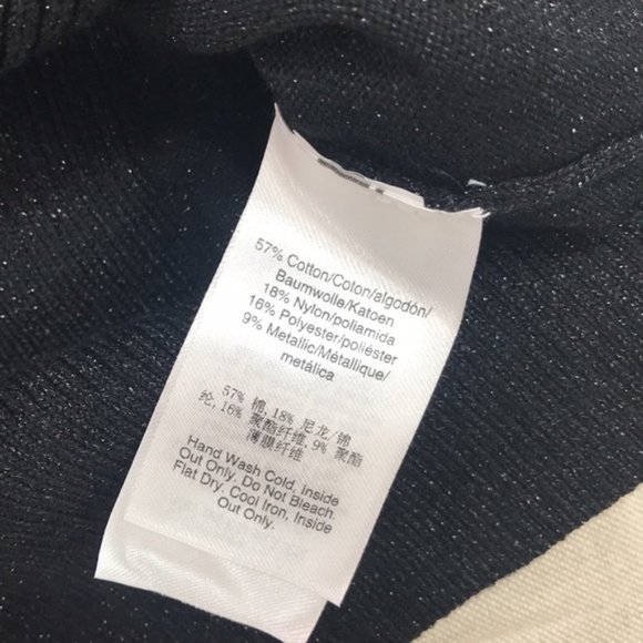 DKNY Metallic-Threaded Embellished Sweater - Picture 7 of 7